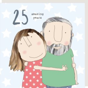 25th Wedding Anniversary card