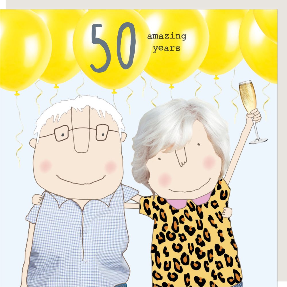 Funny Anniversary Card | Anniversary 50th | Rosie Made A Thing
