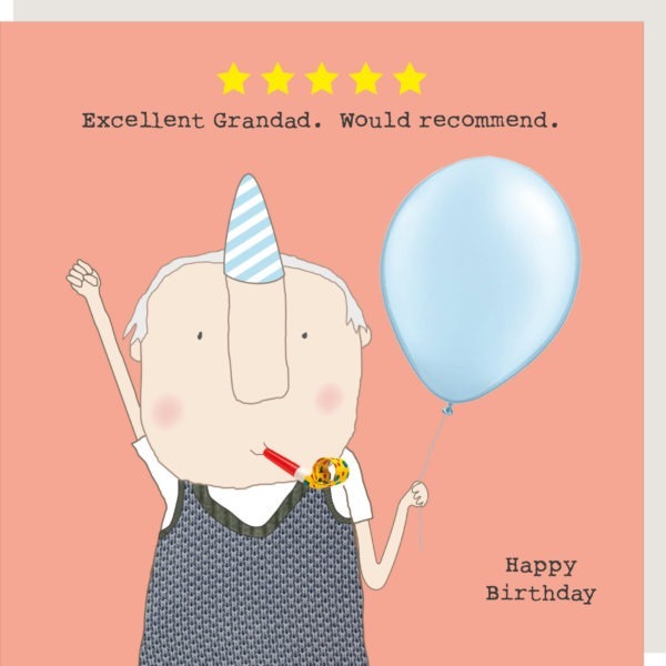 Five Star Grandad birthday card