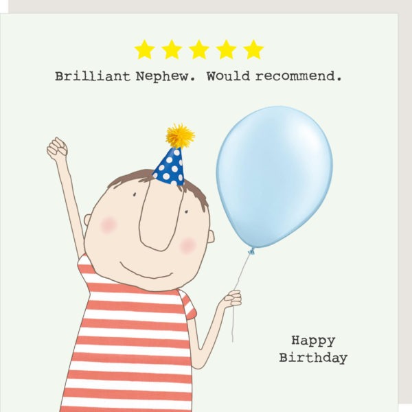 Five Star Nephew birthday card