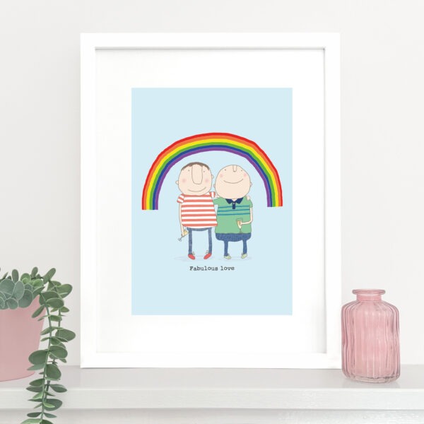 Fabulous Boy Love Art Print