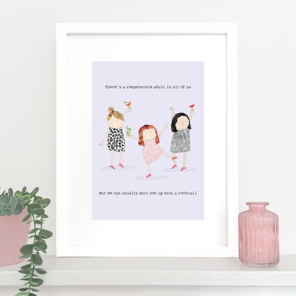 Responsible Adult Art Print