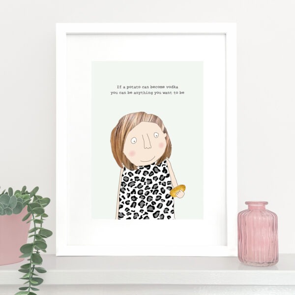 Potato Vodka Art Print
