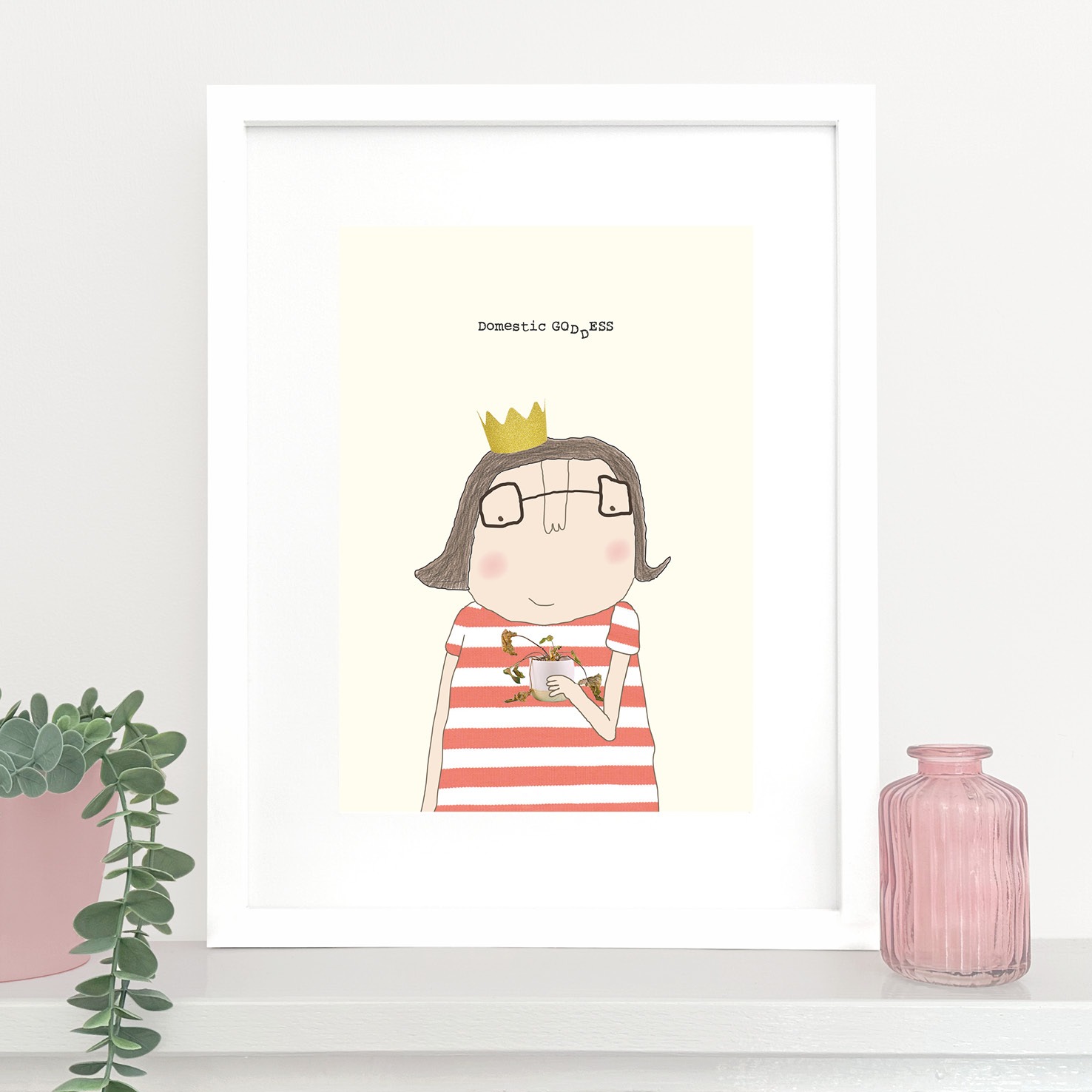Domestic Goddess Art Print Rosie Made A Thing