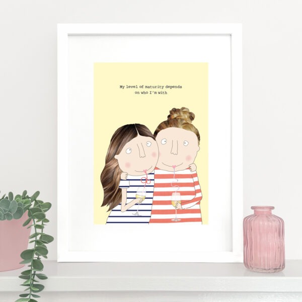 Level Of Maturity Art Print