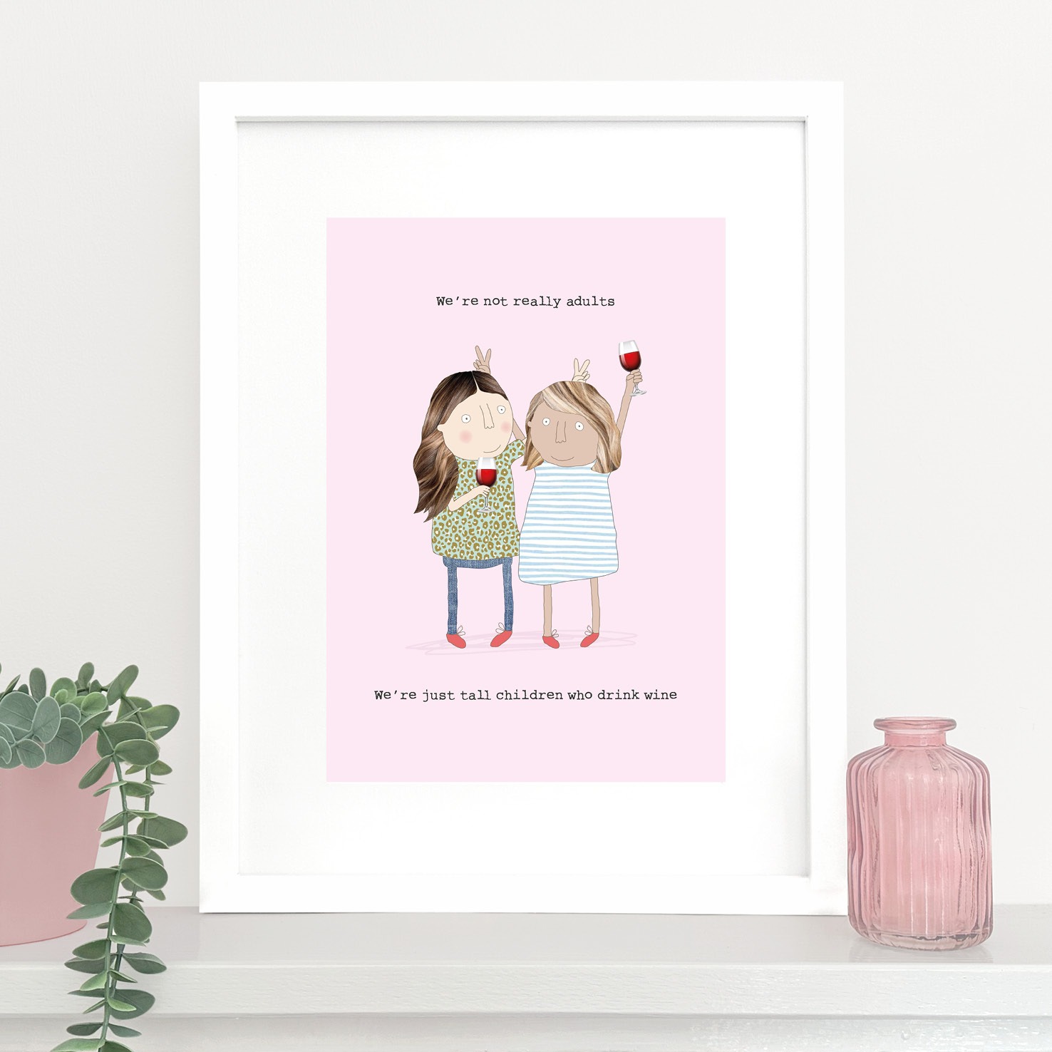 Drink Wine Art Print