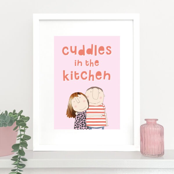 Kitchen Cuddles Art Print