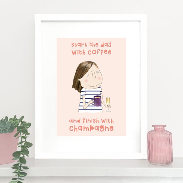 Coffee & Fizz Art Print