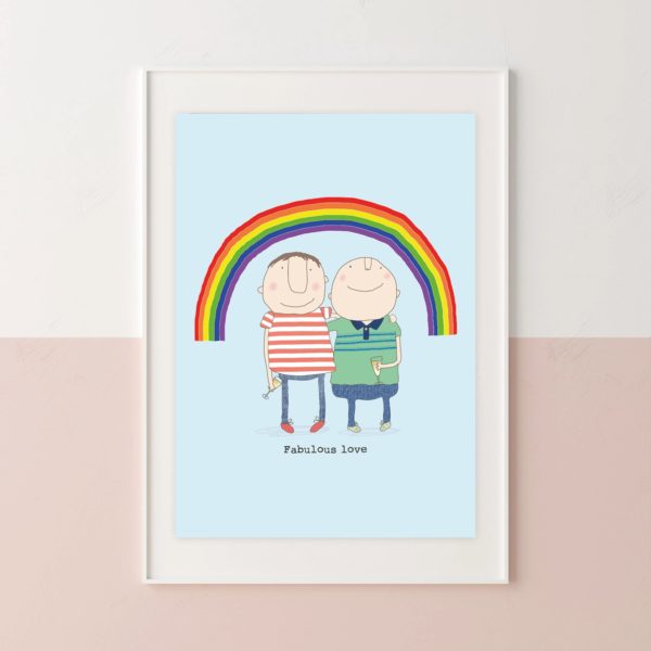 Fabulous Boy Love Art Print - Image 3