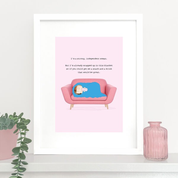 Blanket Art Print