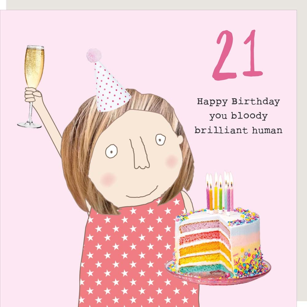 21st Birthday Card