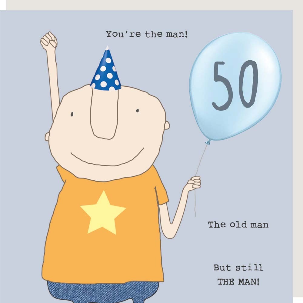 50th Birthday Party Card