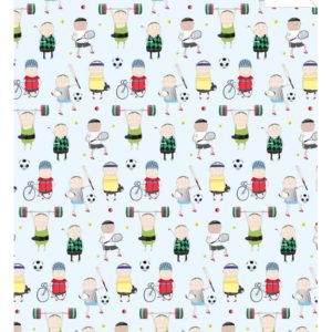 Sporty Boys gift wrap