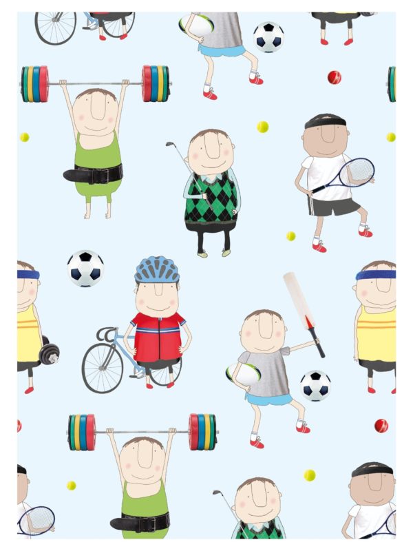Sporty Boys Gift Wrap - Image 2