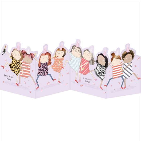 Happy Hour Conga concertina card