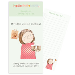 Let Them Go magnetic shopping list pad