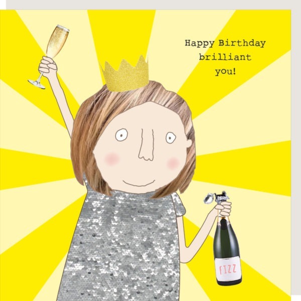 Brilliant Girl Card - Happy Birthday brilliant you