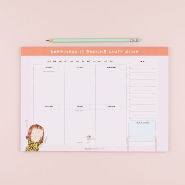 Happiness Desk Planner pad