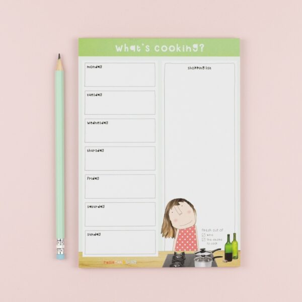 What's Cooking Perfect Planner meal planning notepad