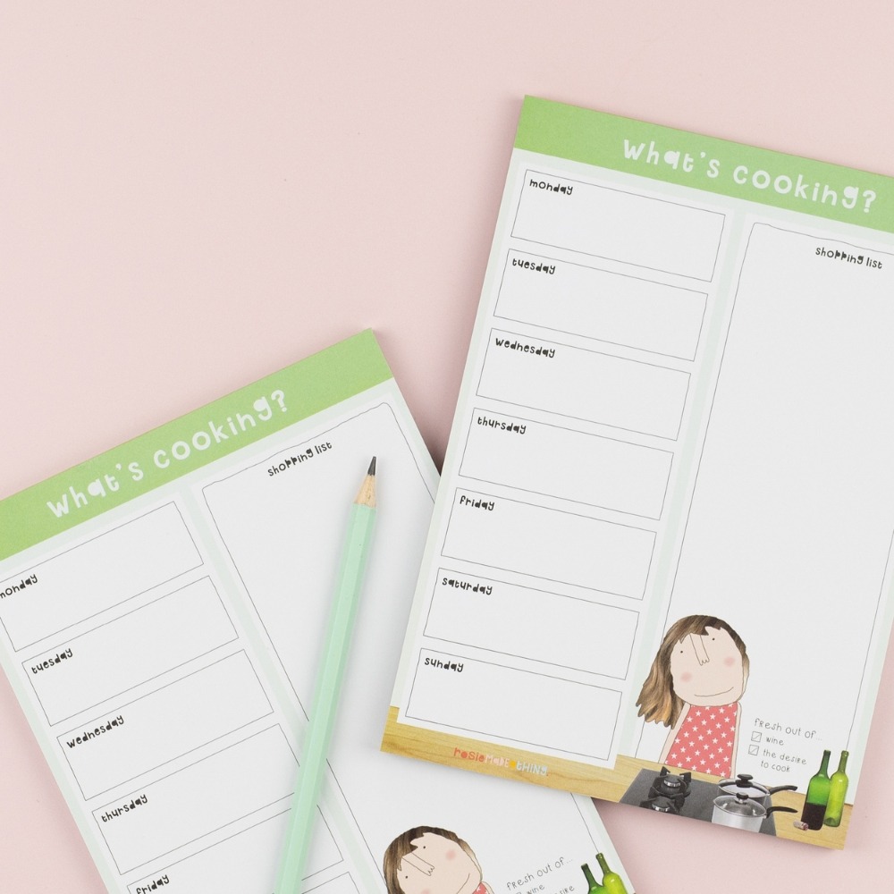 What's Cooking - Meal Planner Pad - Rosie Made A Thing