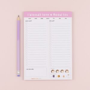 Bloody Good List Perfect Planner to do list pad