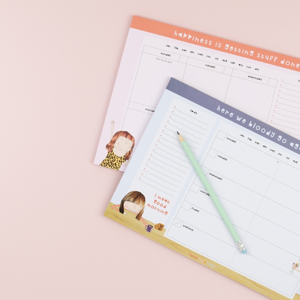 The Weekly Planner  Desk Pad – Rosie Papeterie