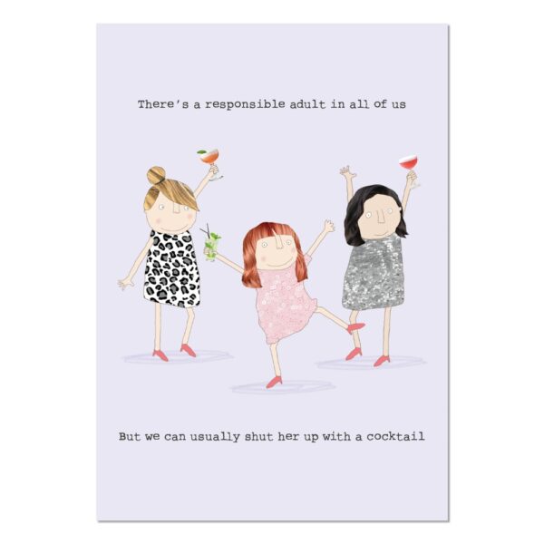 Responsible Adult Art Print unframed