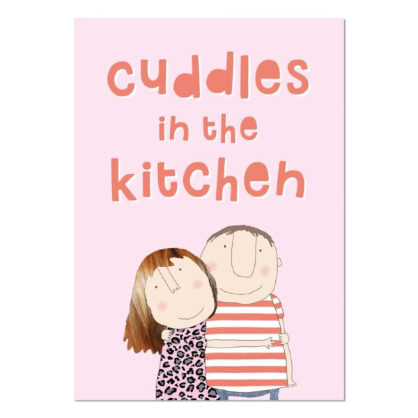 Kitchen Cuddles A4 Art Print unframed