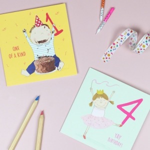 Yippee children's age birthday cards