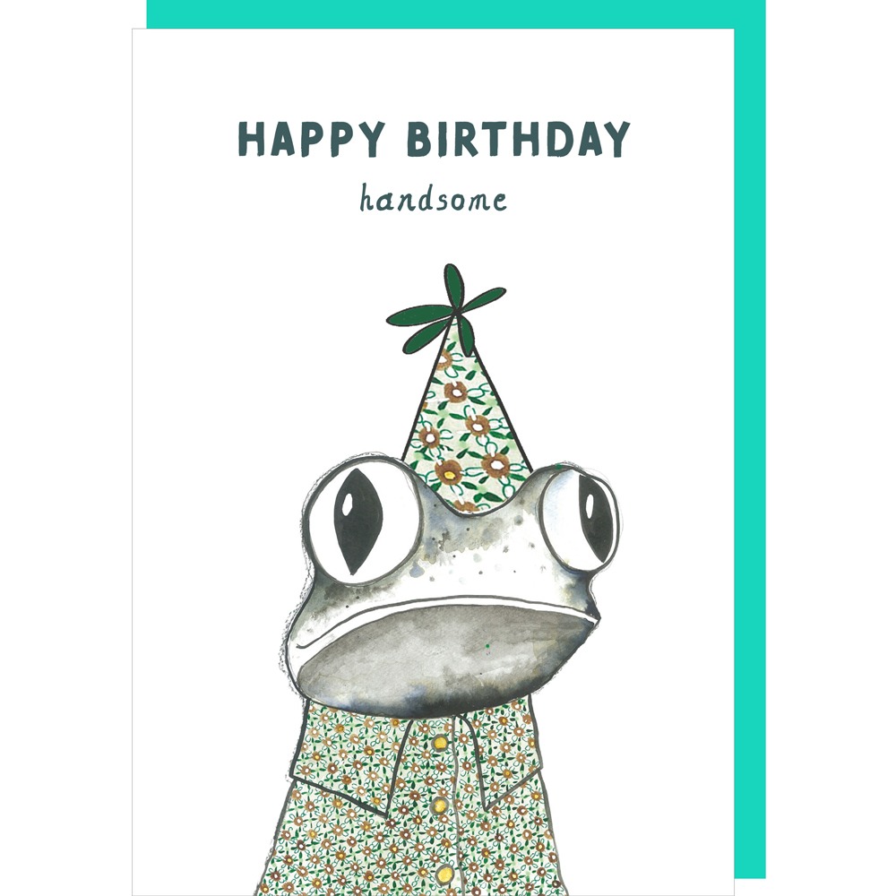 Happy Birthday Handsome, Birthday Greeting Card for Men Happy Birthday Handsome, Birthday Greeting Card for Men