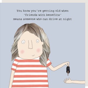 Friends with benefits birthday card