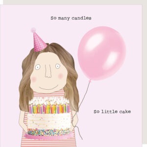 Little cake birthday card for her.
