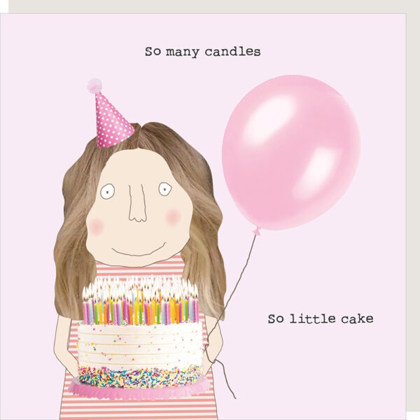 Little cake birthday card for her.