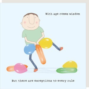 Exceptions birthday card.