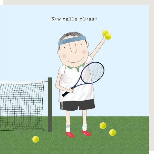 New balls birthday card for him.