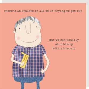 Athlete birthday card for him.