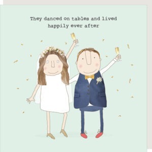 Happily ever after wedding card