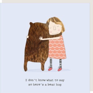 Bear hug thinking of you card