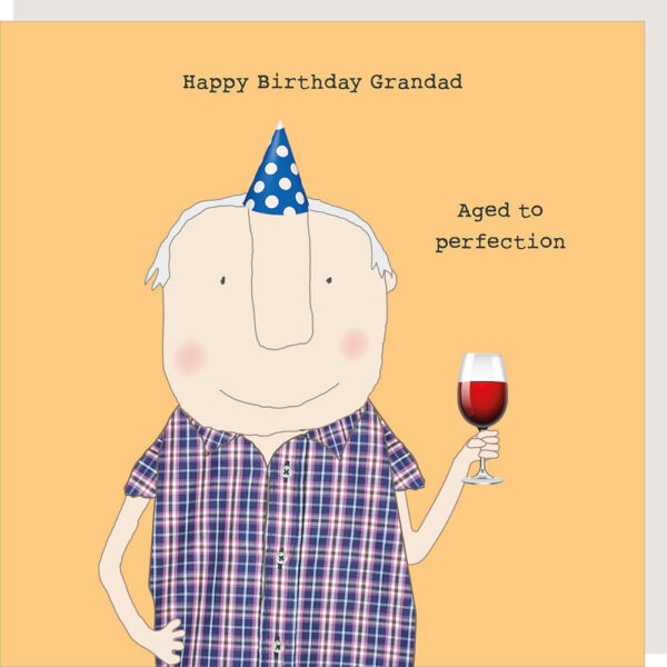 Grandad perfection birthday card.