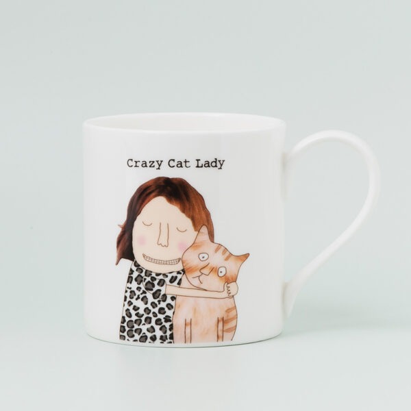 crazy cat lady mug