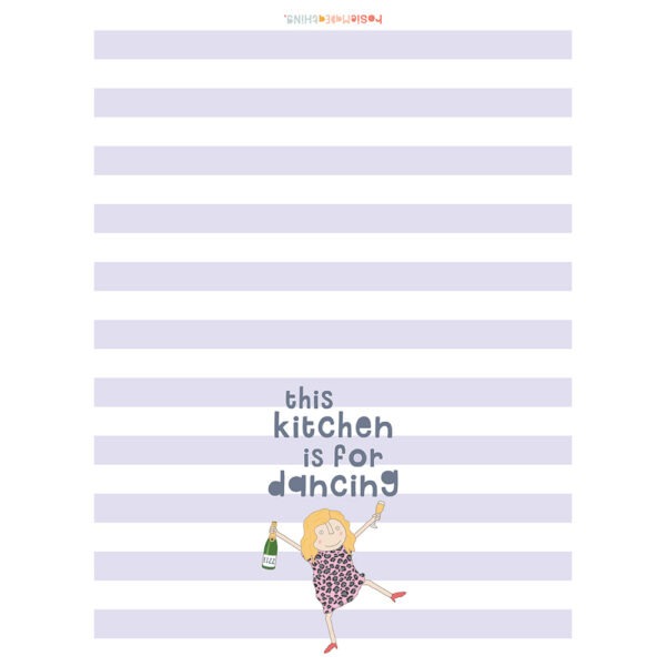 Kitchen Dancing Tea Towel - Image 2
