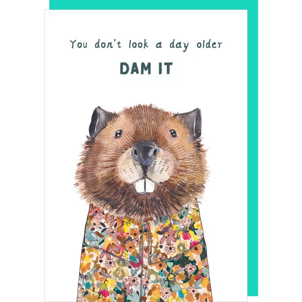 Dam it birthday card.