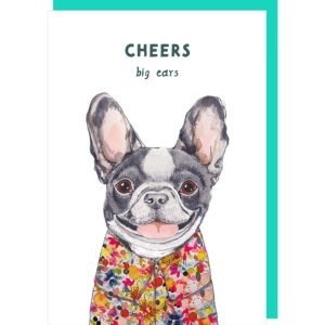 Cheers big ears birthday card.