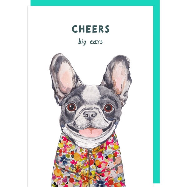 Cheers big ears birthday card.