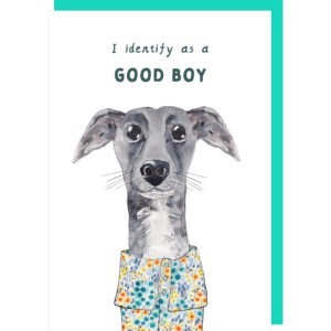 good boy birthday card.