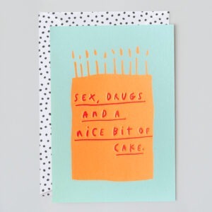 bit of cake birthday card