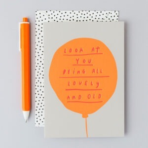 lovely and old birthday card