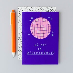 discotheque birthday card