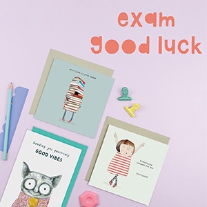 EXAM GOOD LUCK CARDS