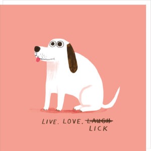 lick birthday card
